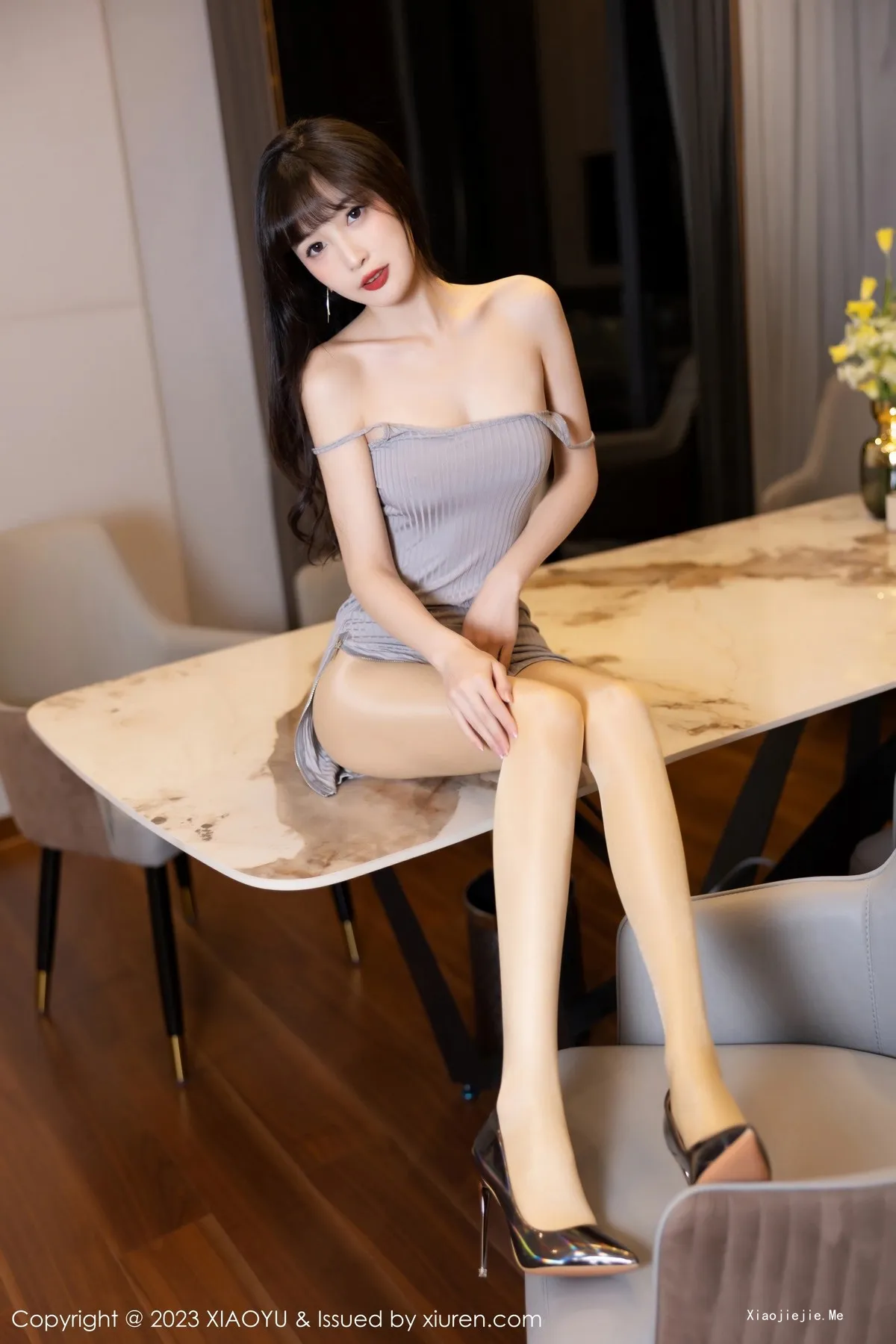 图片[36]-[XiaoYu画语界]Vol.987_女神王馨瑶yanni红色服饰配黑短裙露浅灰蕾丝内衣完美诱惑写真95P-blog.zhu.ee