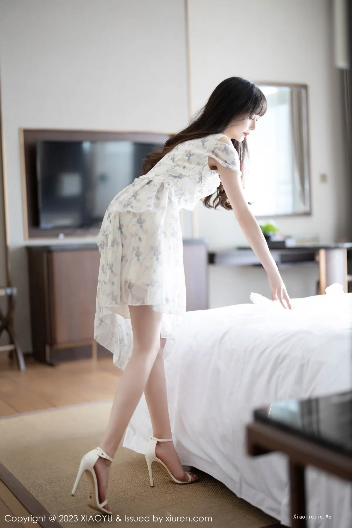 图片[20]-[XiaoYu画语界]Vol.1058_模特林星阑性感白色薄透婚纱服配白丝吊袜秀曼妙身姿诱惑写真80P-blog.zhu.ee