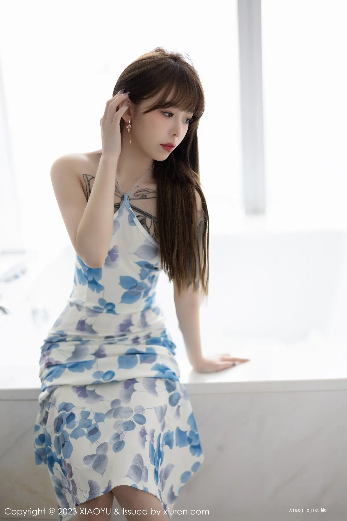图片[14]-[XiaoYu画语界]Vol.985_模特奶瓶性感白色图案连衣长裙配开档肉丝露浅色内衣诱惑写真84P-blog.zhu.ee