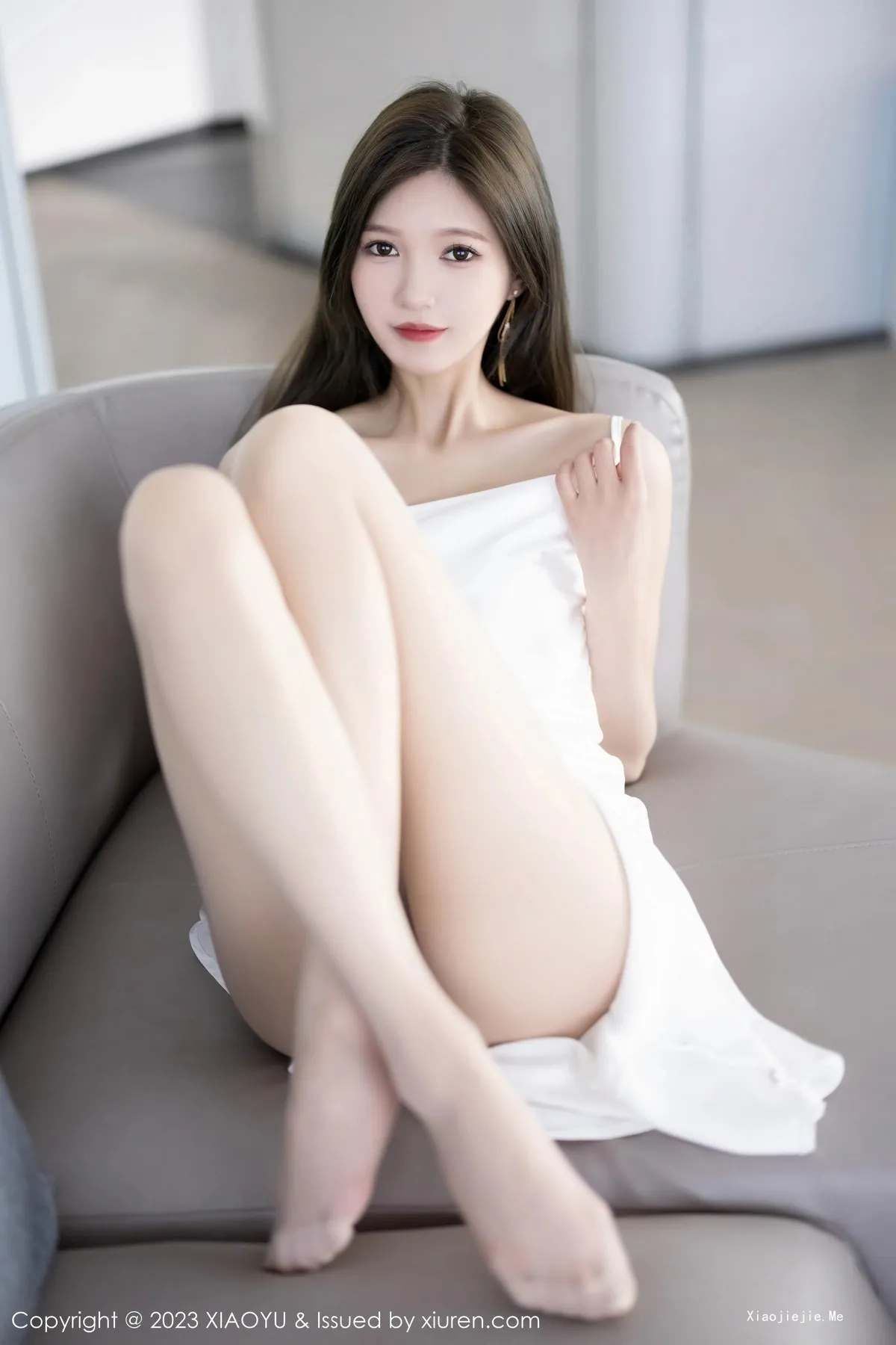 图片[26]-[XiaoYu画语界]Vol.1050_模特程程程白色吊带长裙+粉红色薄纱布兜秀曼妙身姿诱惑写真88P-blog.zhu.ee