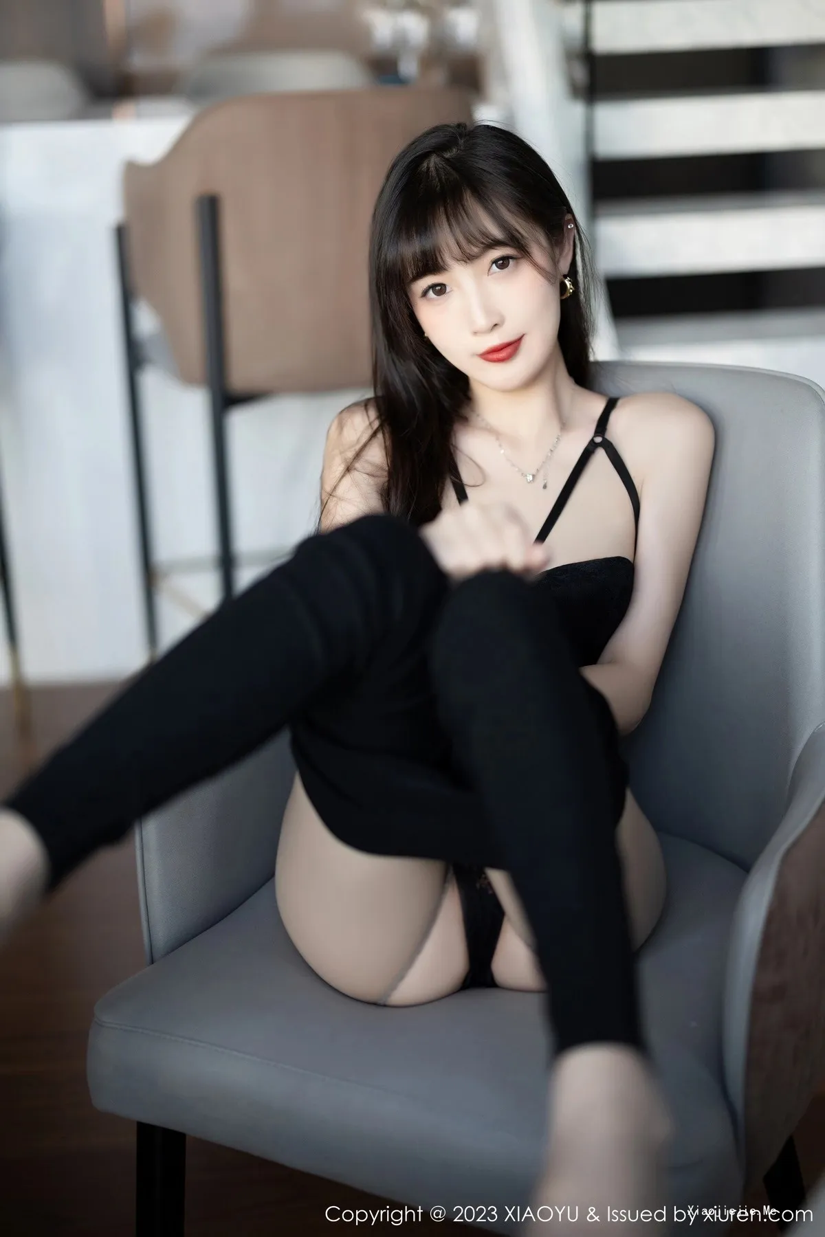图片[38]-[XiaoYu画语界]Vol.981_模特林星阑性感黑色连体蕾丝内衣配原色丝袜秀曼妙身姿诱惑写真87P-blog.zhu.ee