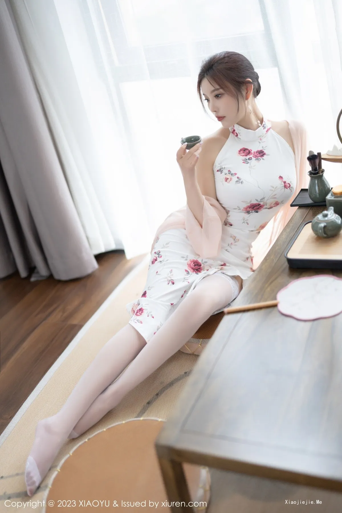 图片[14]-[XiaoYu画语界]Vol.1046_女神杨晨晨Yome性感淡红色蕾丝内衣配白丝吊袜完美诱惑写真87P-blog.zhu.ee