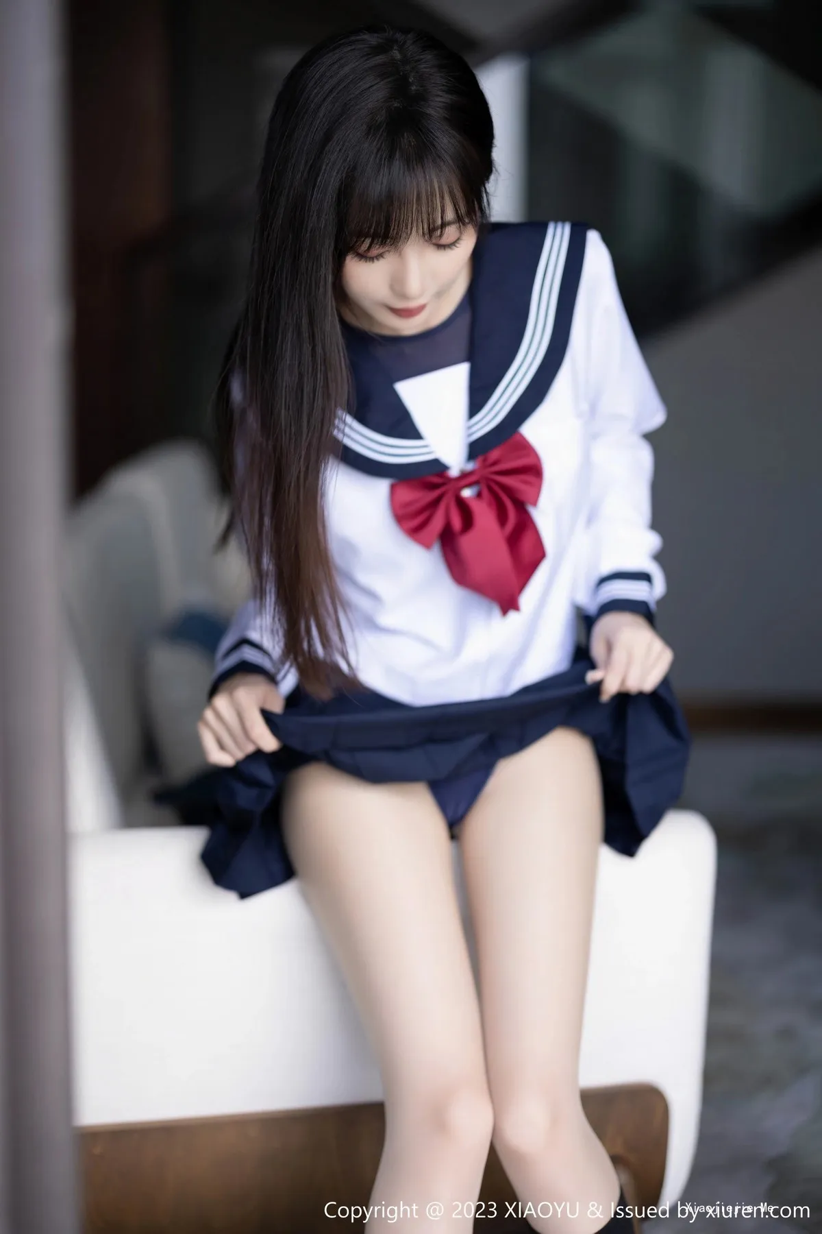图片[22]-[XiaoYu画语界]Vol.1045_模特林星阑脱学妹制服露性感蓝色薄纱高叉连体衣惹火诱惑写真96P-blog.zhu.ee