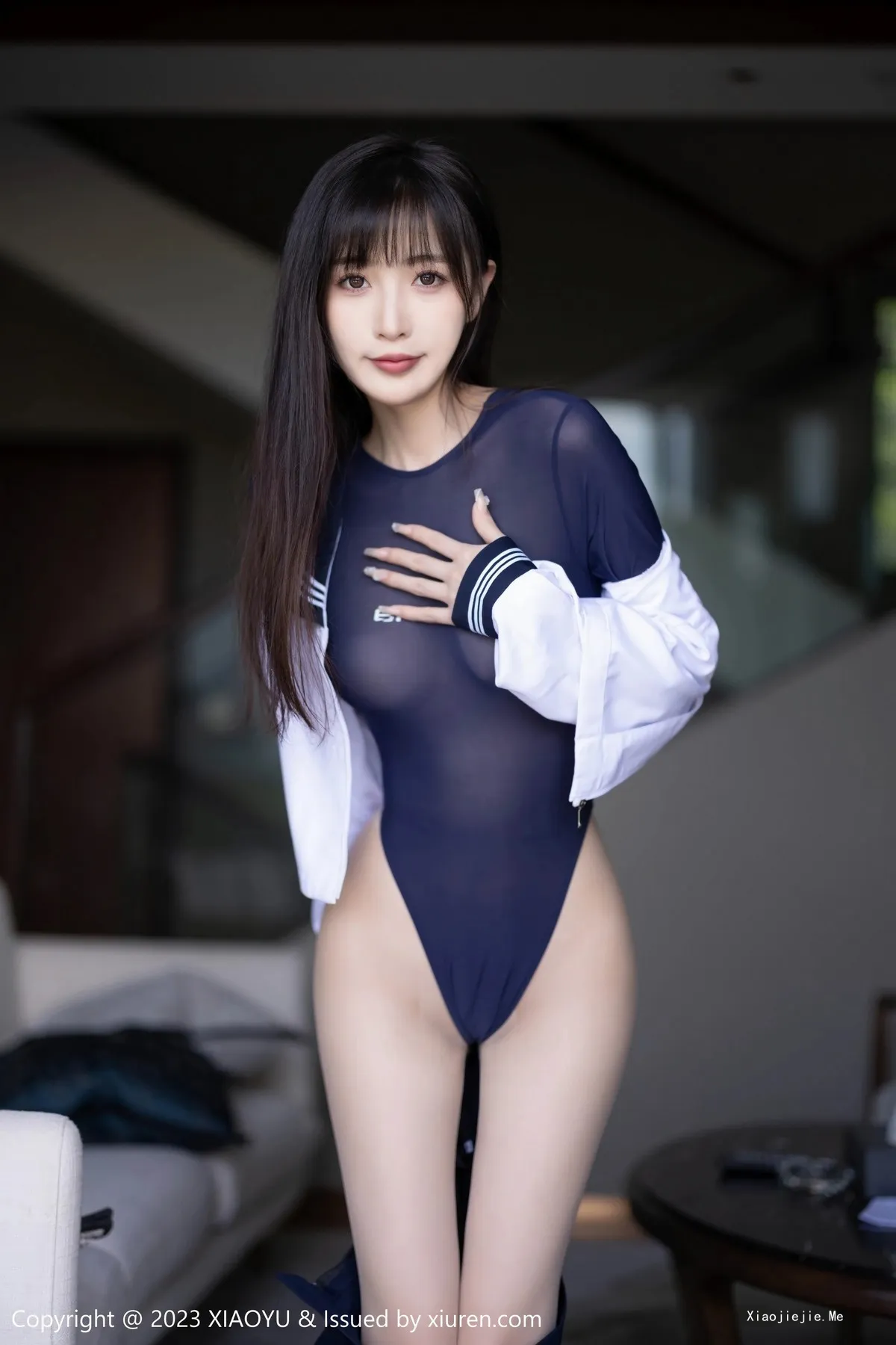 图片[40]-[XiaoYu画语界]Vol.1045_模特林星阑脱学妹制服露性感蓝色薄纱高叉连体衣惹火诱惑写真96P-blog.zhu.ee