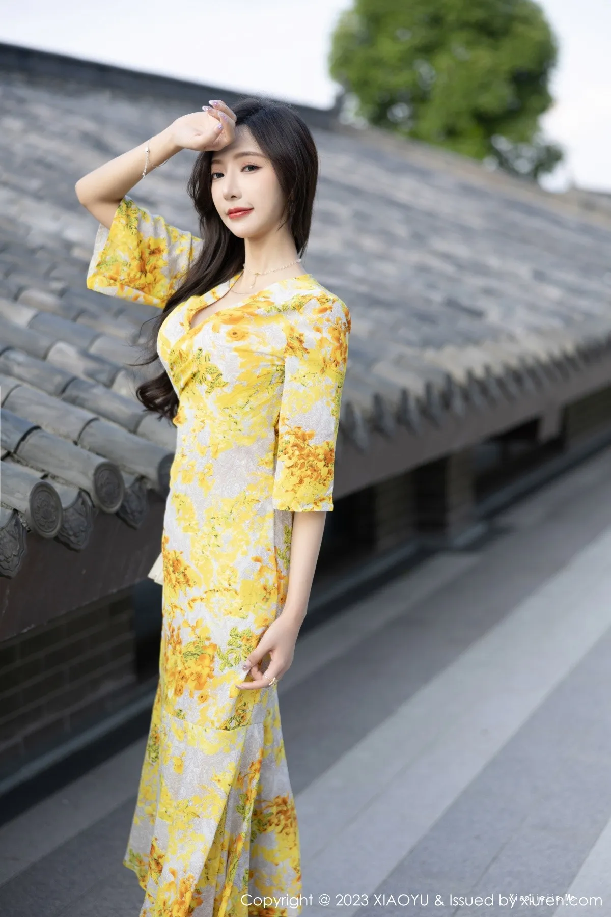 图片[2]-[XiaoYu画语界]Vol.1043_女神王馨瑶yanni脱连衣长裙露白色蕾丝内衣秀曼妙身姿诱惑写真90P-blog.zhu.ee