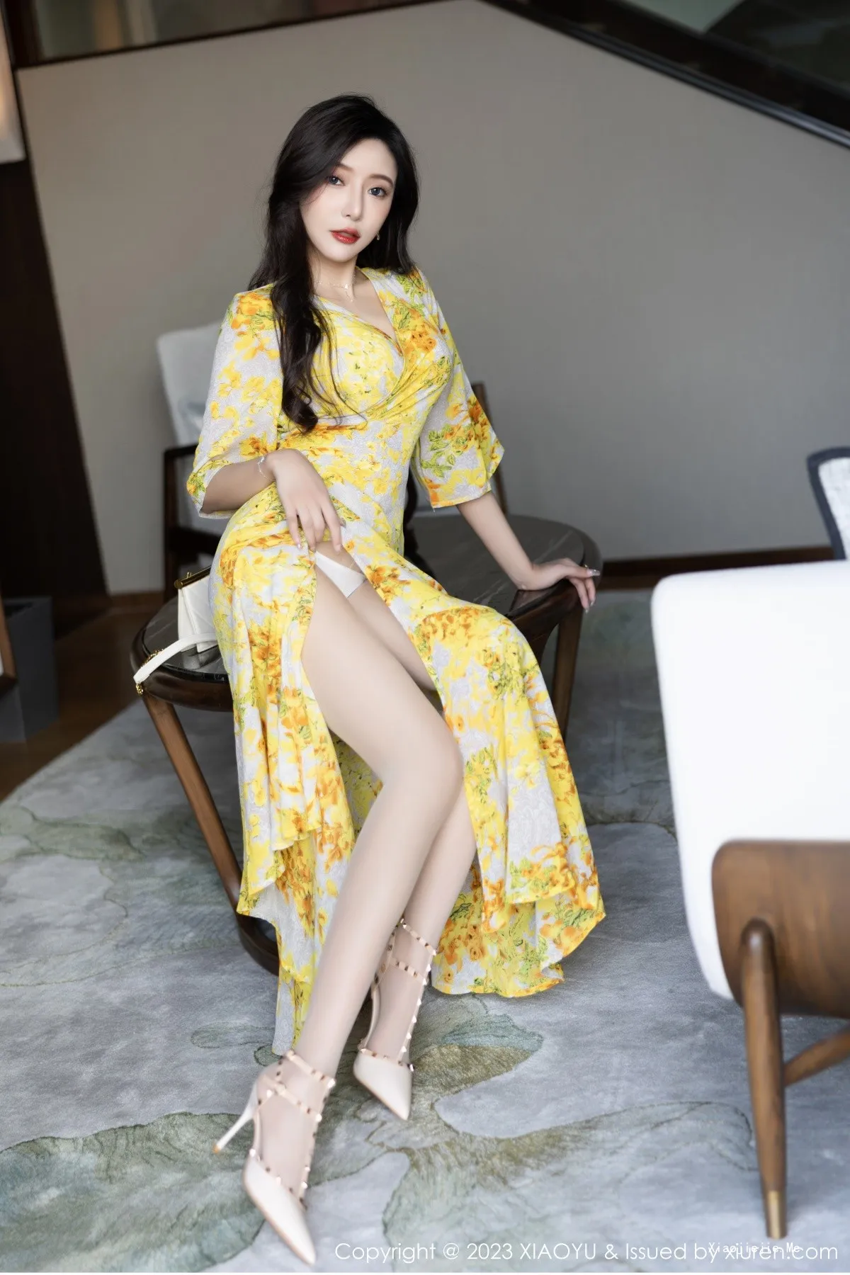 图片[16]-[XiaoYu画语界]Vol.1043_女神王馨瑶yanni脱连衣长裙露白色蕾丝内衣秀曼妙身姿诱惑写真90P-blog.zhu.ee
