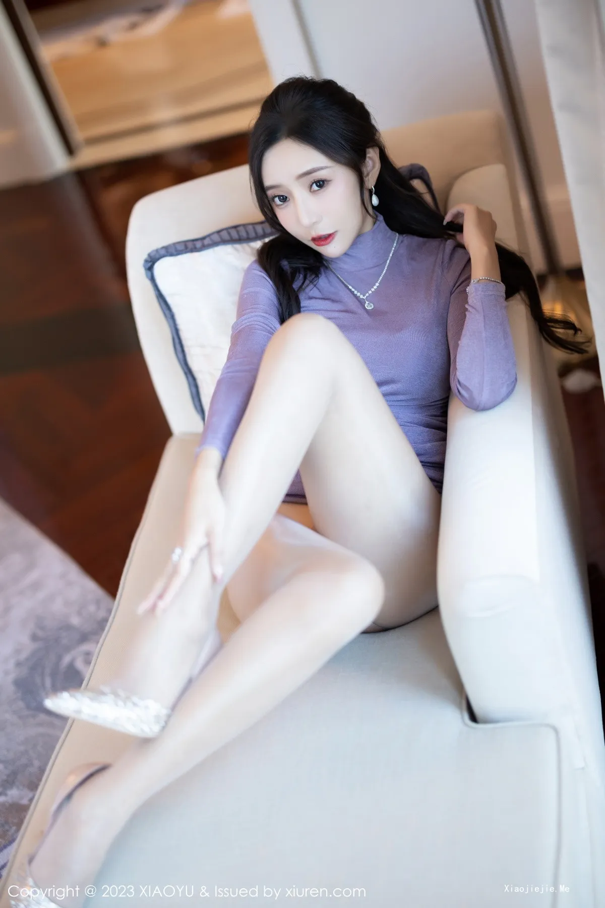 图片[40]-[XiaoYu画语界]Vol.947_女神王馨瑶yanni淡紫色收身连衣长裙露浅暖色内衣迷人诱惑写真81P-blog.zhu.ee