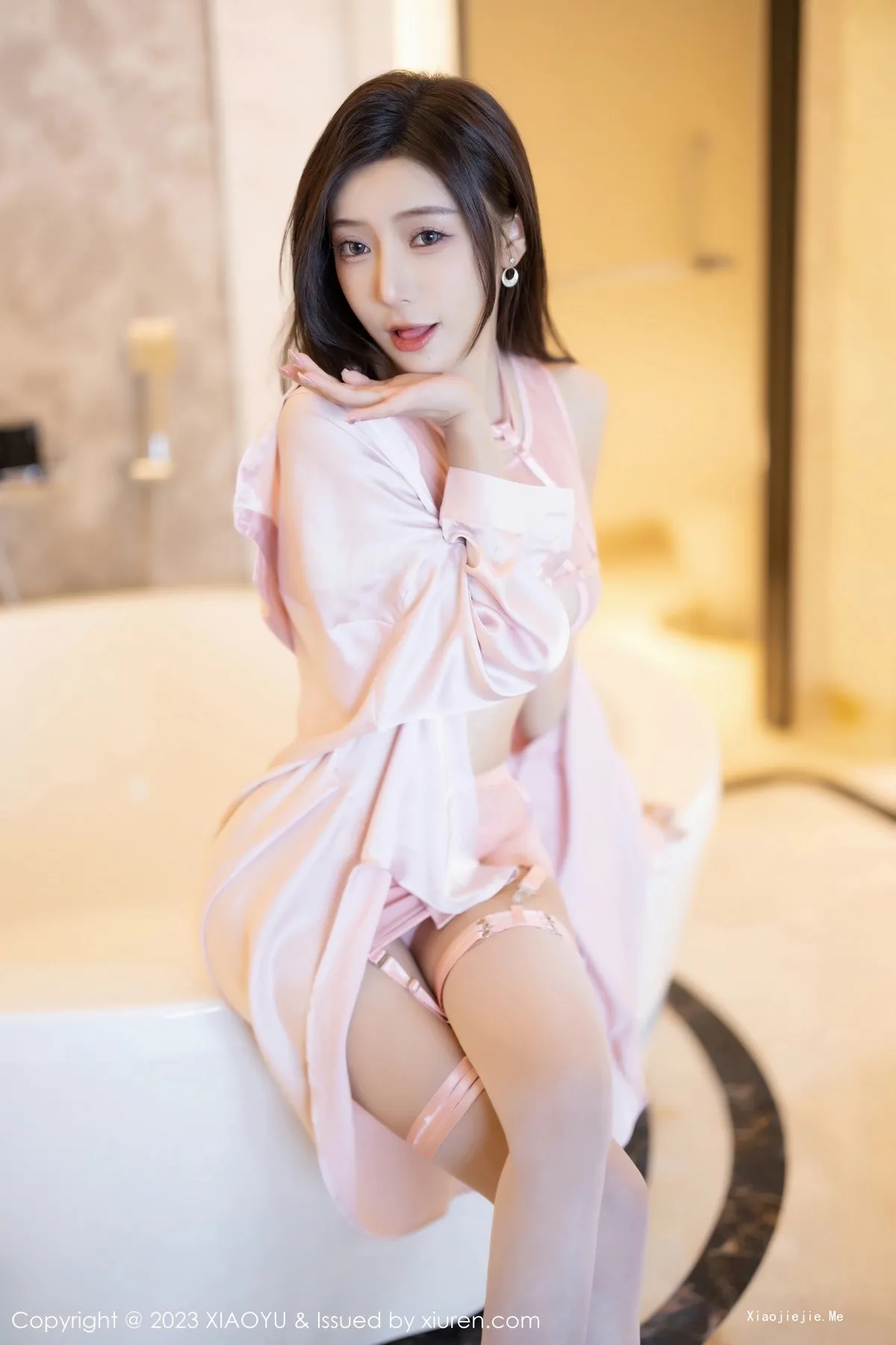 图片[12]-[XiaoYu画语界]Vol.1040_女神王馨瑶yanni性感粉色情趣服配粉色吊袜秀曼妙身姿诱惑写真85P-blog.zhu.ee