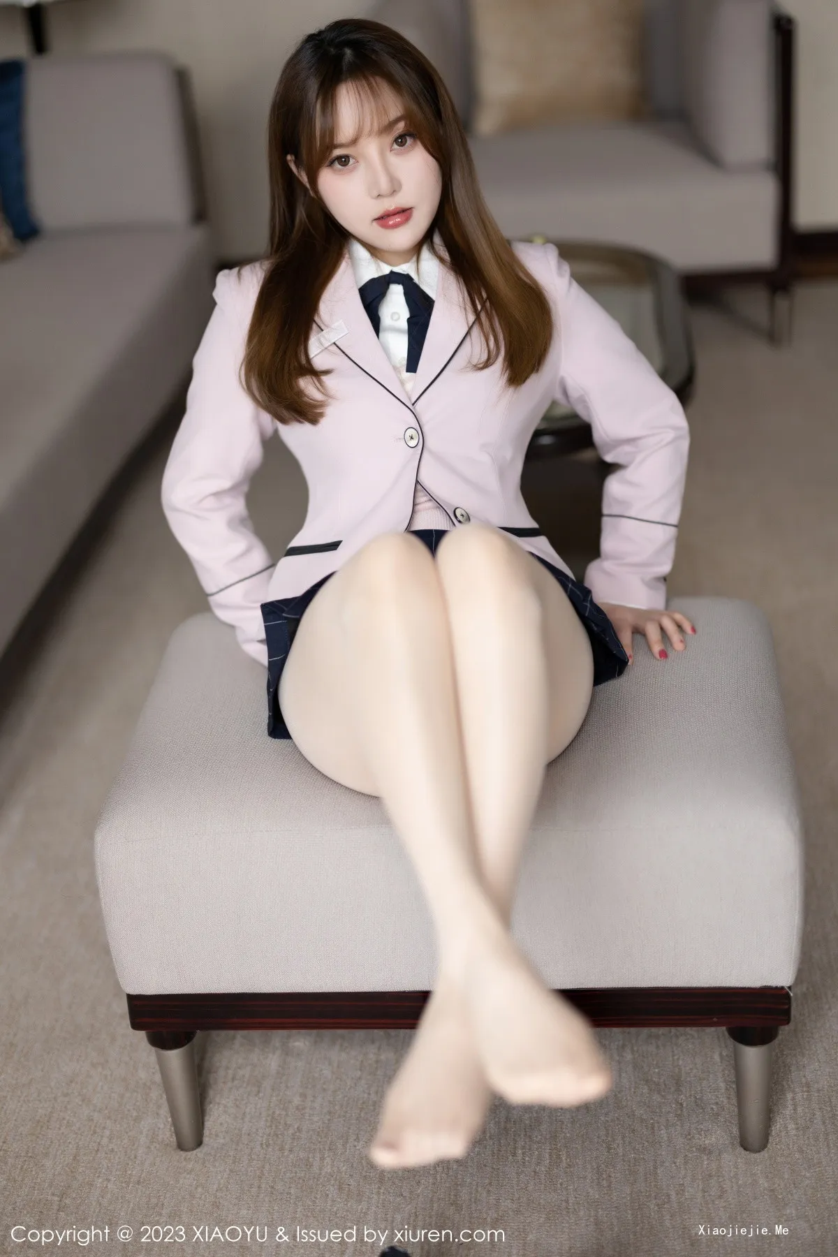 图片[22]-[XiaoYu画语界]Vol.943_模特豆瓣酱半脱露性感白T配超薄无内肉丝秀丰满身材诱惑写真84P-blog.zhu.ee