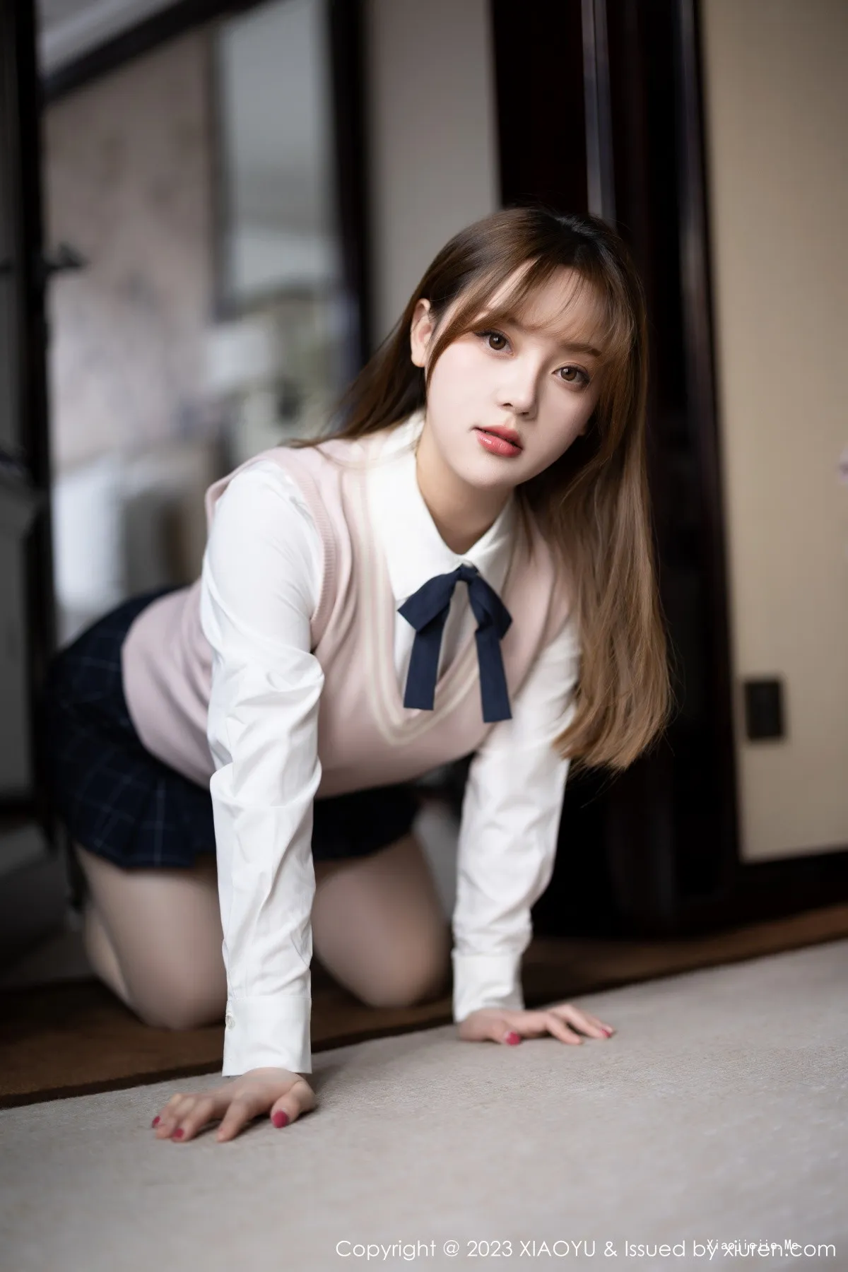 图片[28]-[XiaoYu画语界]Vol.943_模特豆瓣酱半脱露性感白T配超薄无内肉丝秀丰满身材诱惑写真84P-blog.zhu.ee