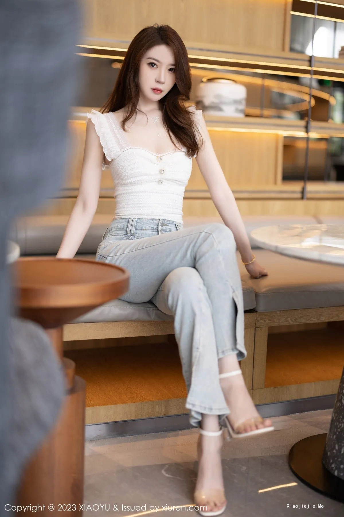 图片[10]-[XiaoYu画语界]Vol.1039_模特梦心玥白色抹胸内衣+粉色情趣护士服秀曼妙身姿诱惑写真96P-blog.zhu.ee