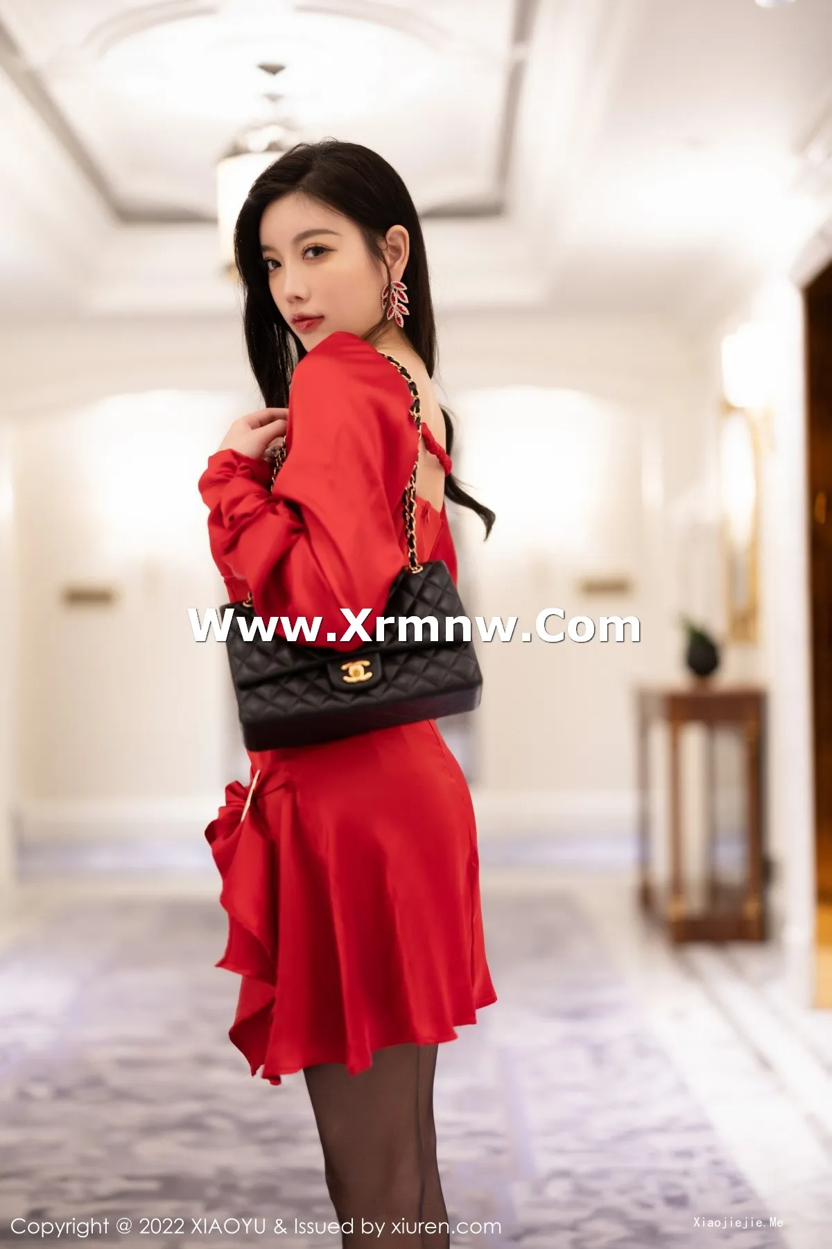 [XiaoYu画语界]Vol.932_女神杨晨晨Yome性感红色礼裙配黑丝吊袜秀完美身材诱惑写真81P-blog.zhu.ee