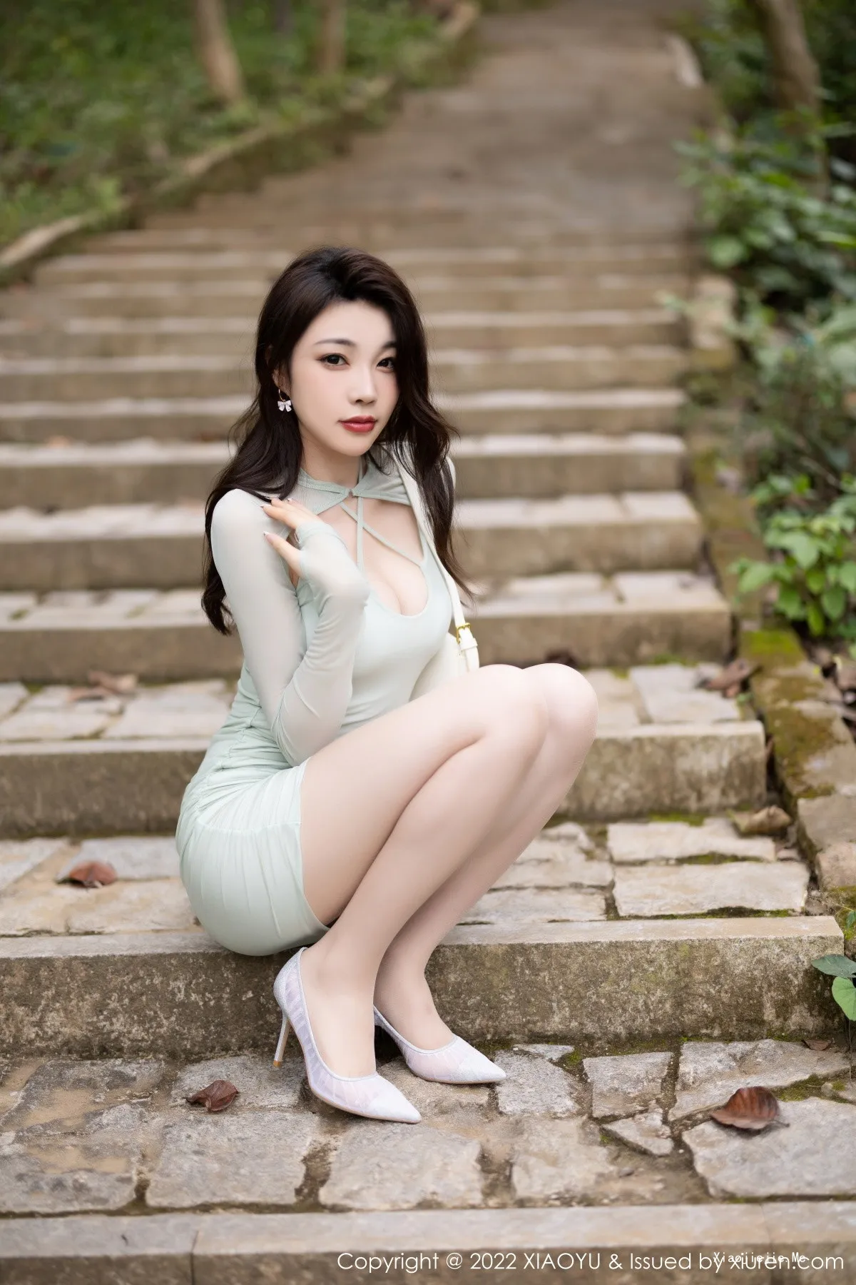 图片[8]-[XiaoYu画语界]Vol.924_女神徐莉芝Booty私房脱浅绿色连衣短裙露蕾丝情趣内衣诱惑写真78P-blog.zhu.ee