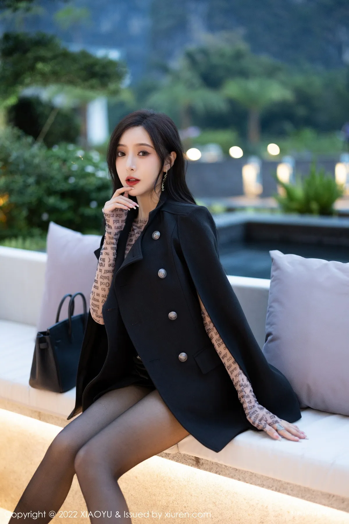 图片[16]-[XiaoYu画语界]Vol.916_女神王馨瑶yanni半脱露轻透服饰配超薄黑丝秀惹火身材诱惑写真93P-blog.zhu.ee