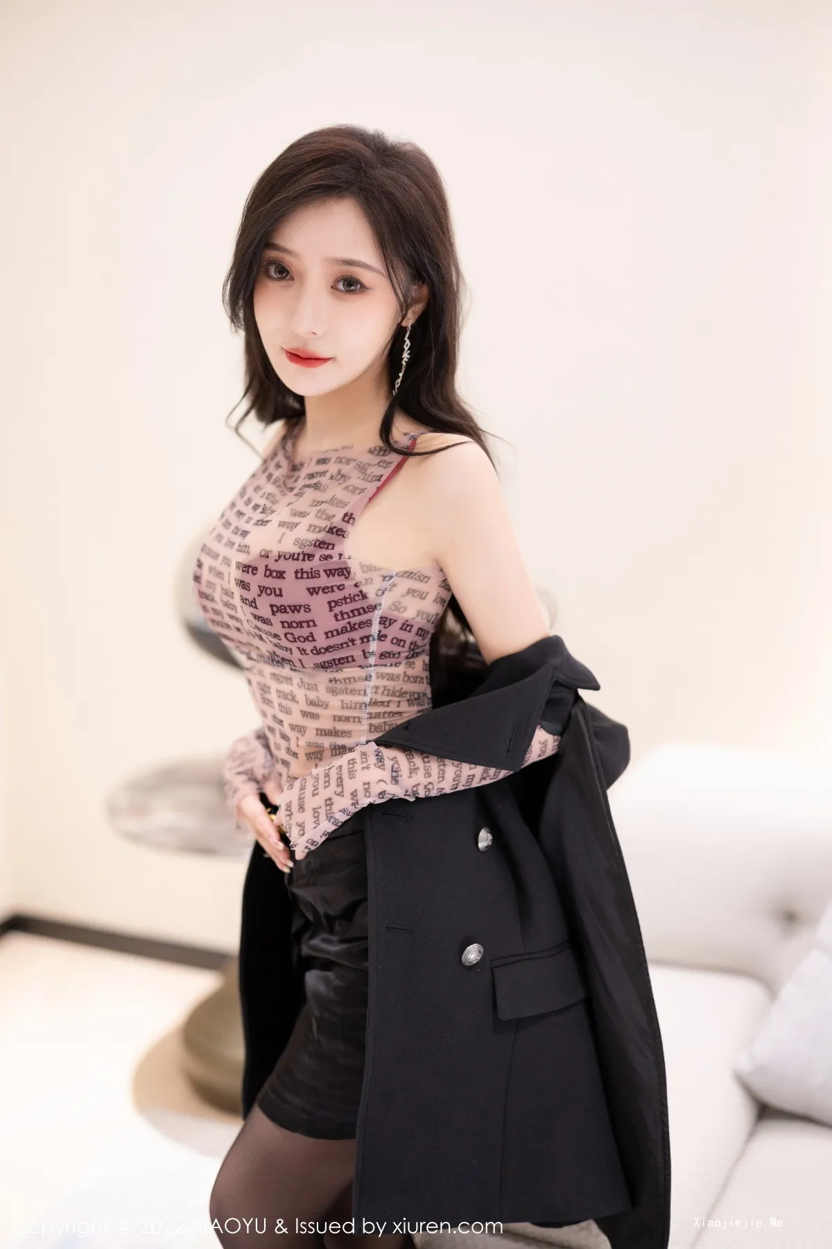 图片[28]-[XiaoYu画语界]Vol.916_女神王馨瑶yanni半脱露轻透服饰配超薄黑丝秀惹火身材诱惑写真93P-blog.zhu.ee