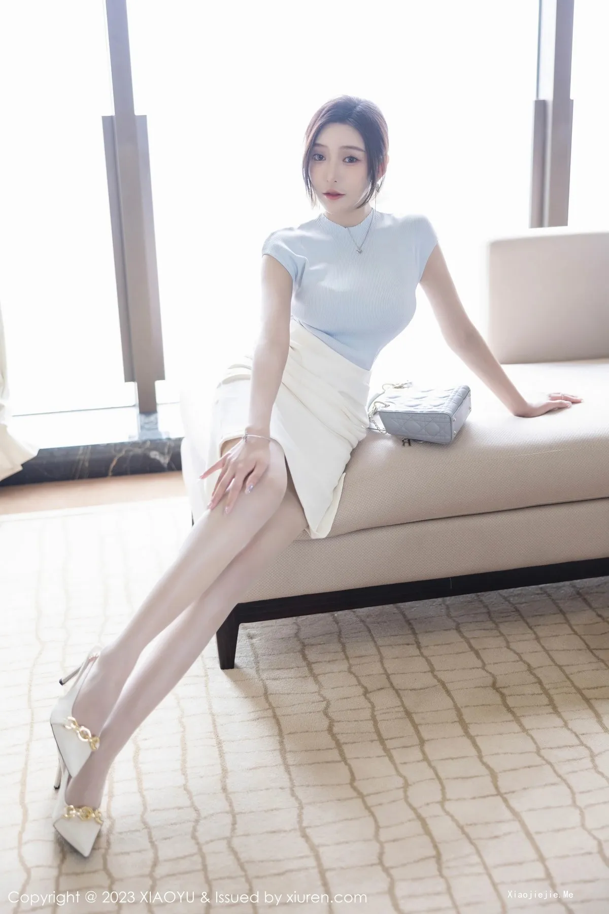 图片[26]-[XiaoYu画语界]Vol.1059_女神王馨瑶yanni淡粉色内衣配超薄无内肉丝秀惹火身材诱惑写真84P-blog.zhu.ee
