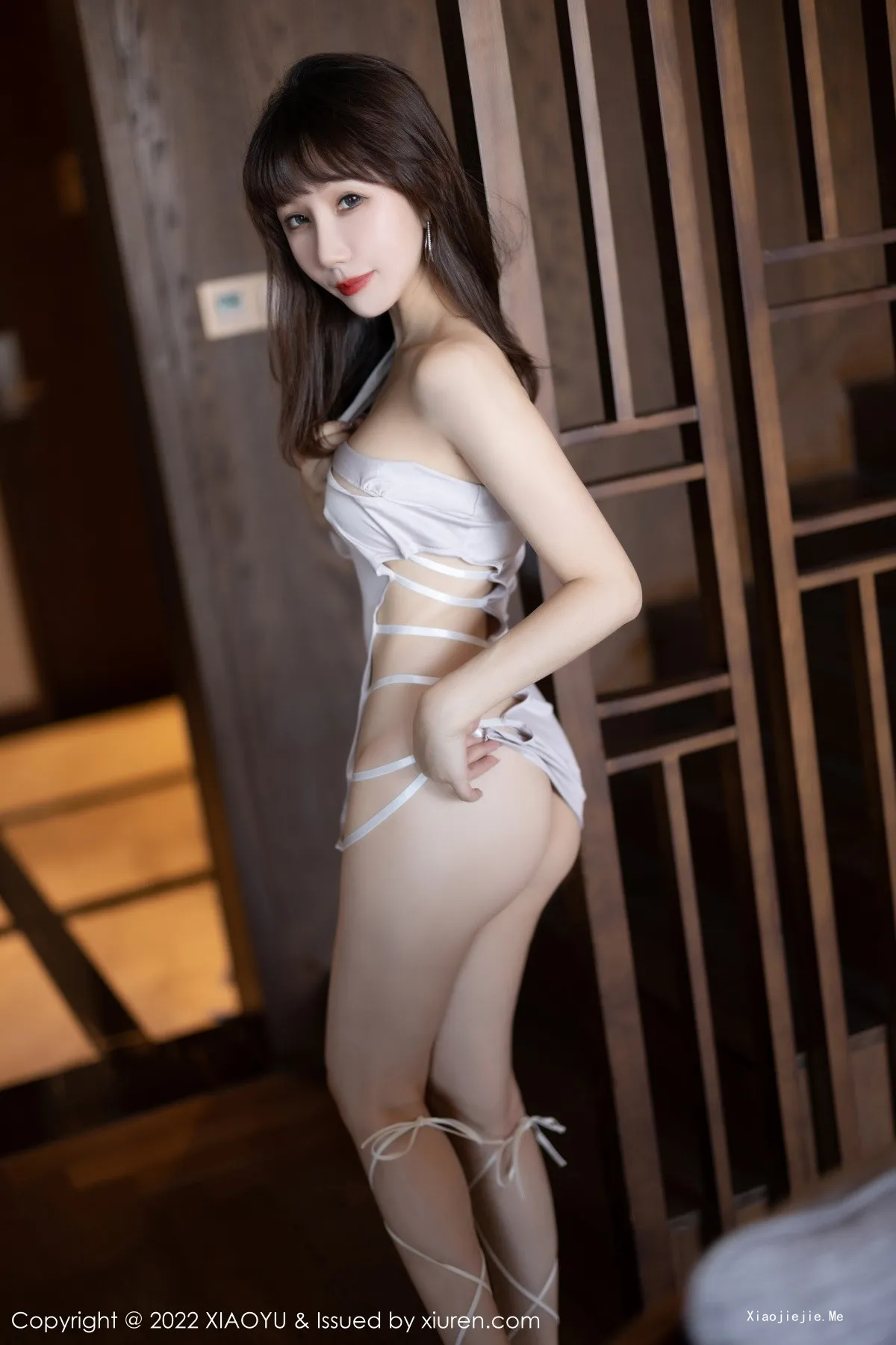 图片[44]-[XiaoYu画语界]Vol.900_模特波巧酱浅紫色露肩连衣短裙配白色高跟秀曼妙身姿迷人写真81P-blog.zhu.ee
