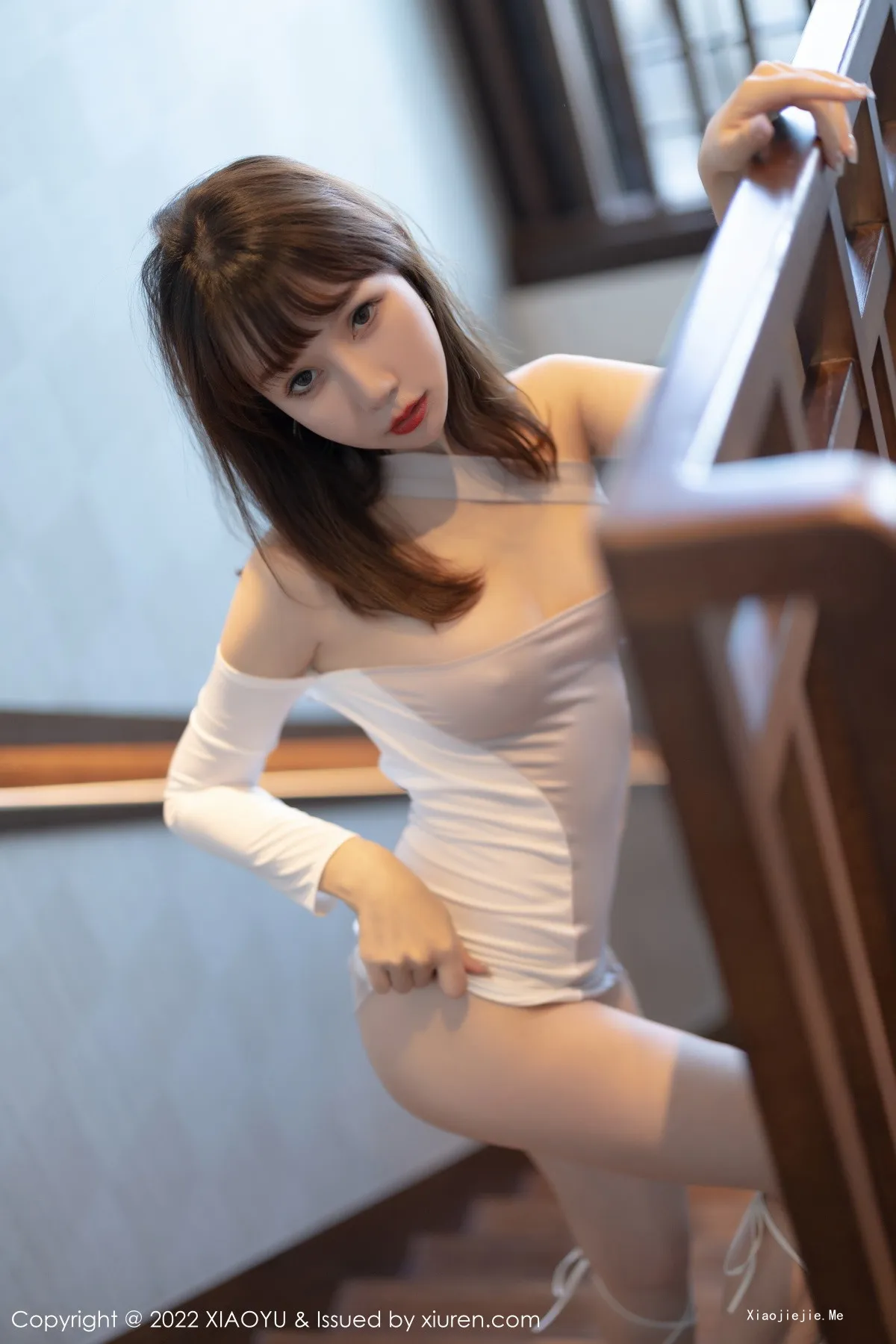 图片[50]-[XiaoYu画语界]Vol.900_模特波巧酱浅紫色露肩连衣短裙配白色高跟秀曼妙身姿迷人写真81P-blog.zhu.ee