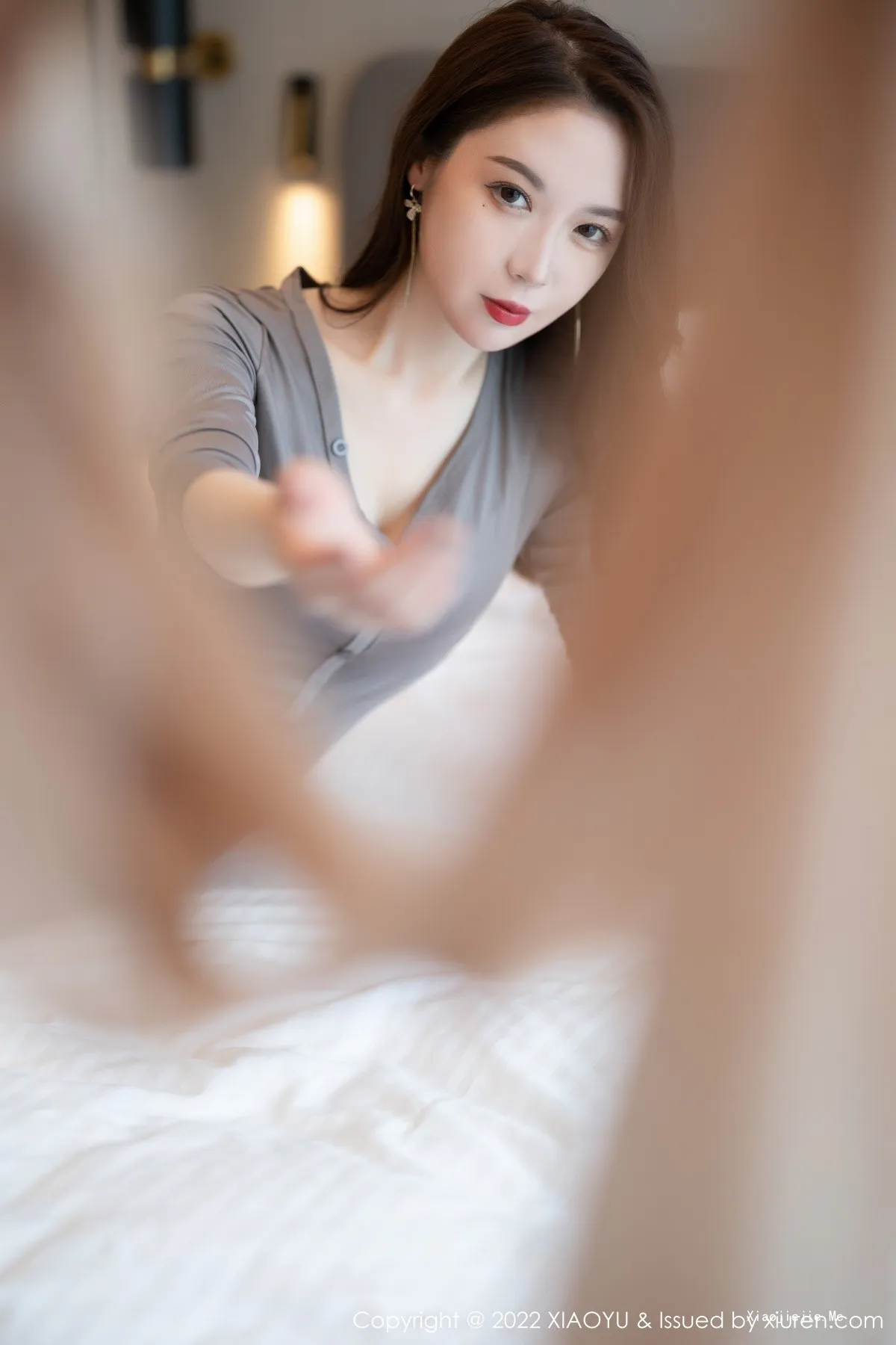 图片[38]-[XiaoYu画语界]Vol.873_模特梦心玥灰色连衣裙配原色丝袜+红色情趣内衣惹火诱惑写真84P-blog.zhu.ee