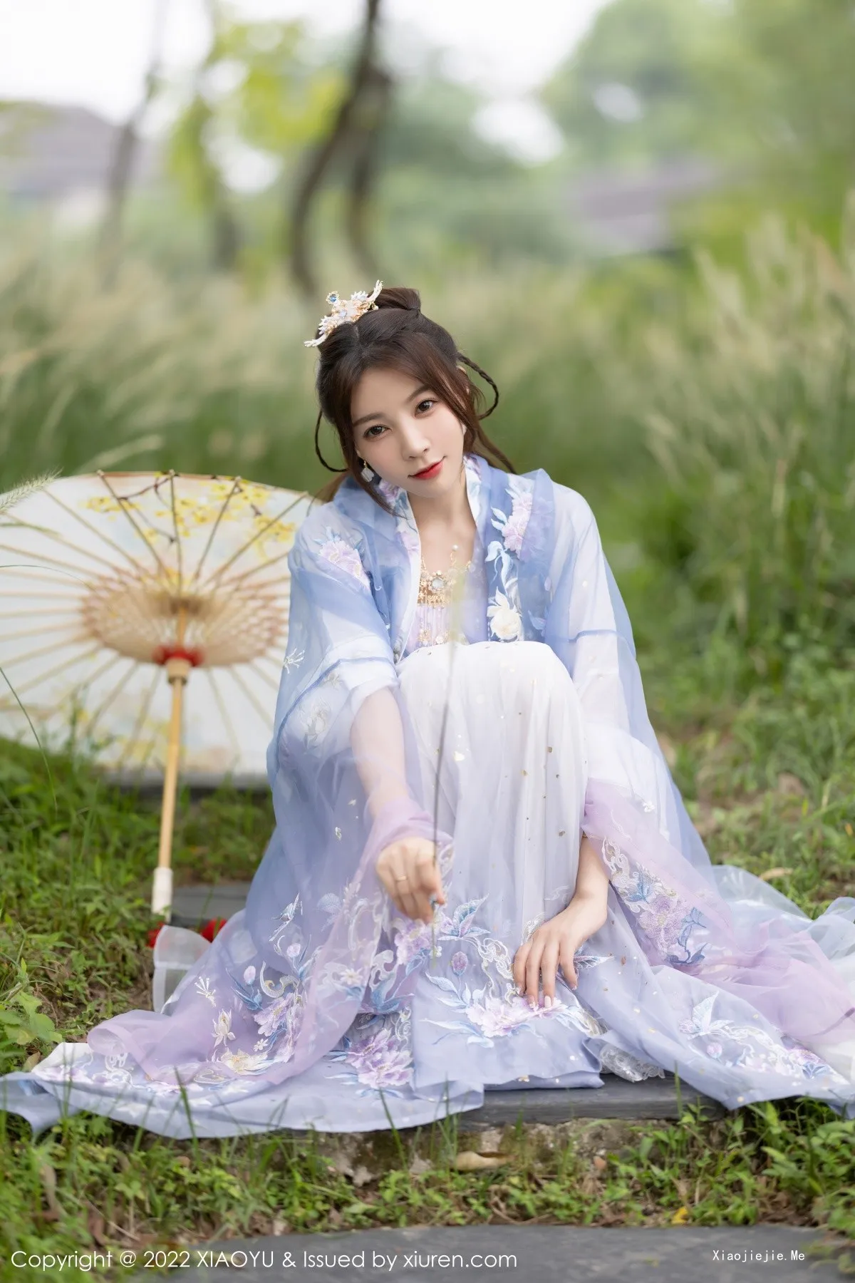 图片[6]-[XiaoYu画语界]Vol.866_女神徐莉芝Booty杭州旅拍浅紫色古装服配超薄无内肉丝诱惑写真94P-blog.zhu.ee