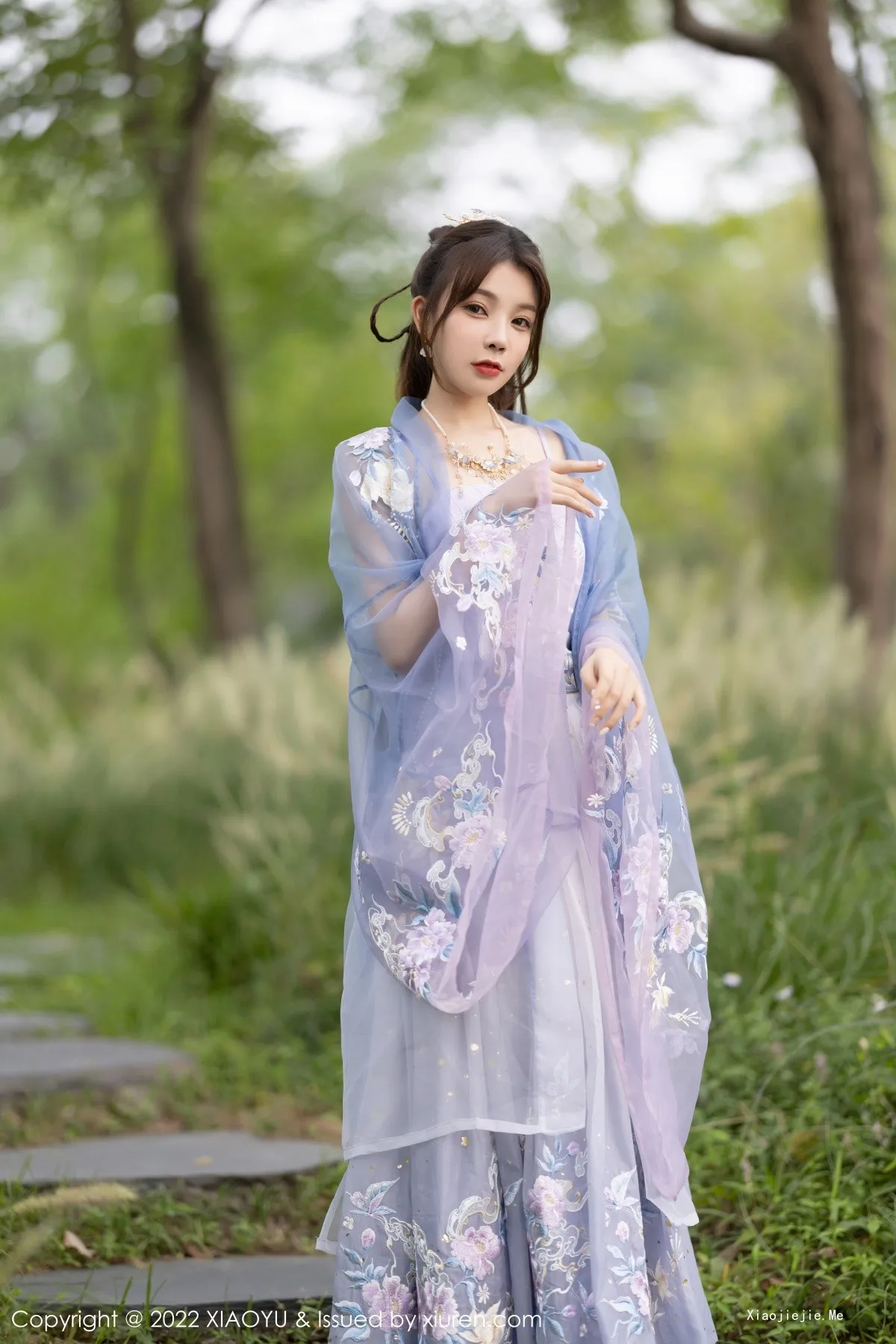 图片[8]-[XiaoYu画语界]Vol.866_女神徐莉芝Booty杭州旅拍浅紫色古装服配超薄无内肉丝诱惑写真94P-blog.zhu.ee
