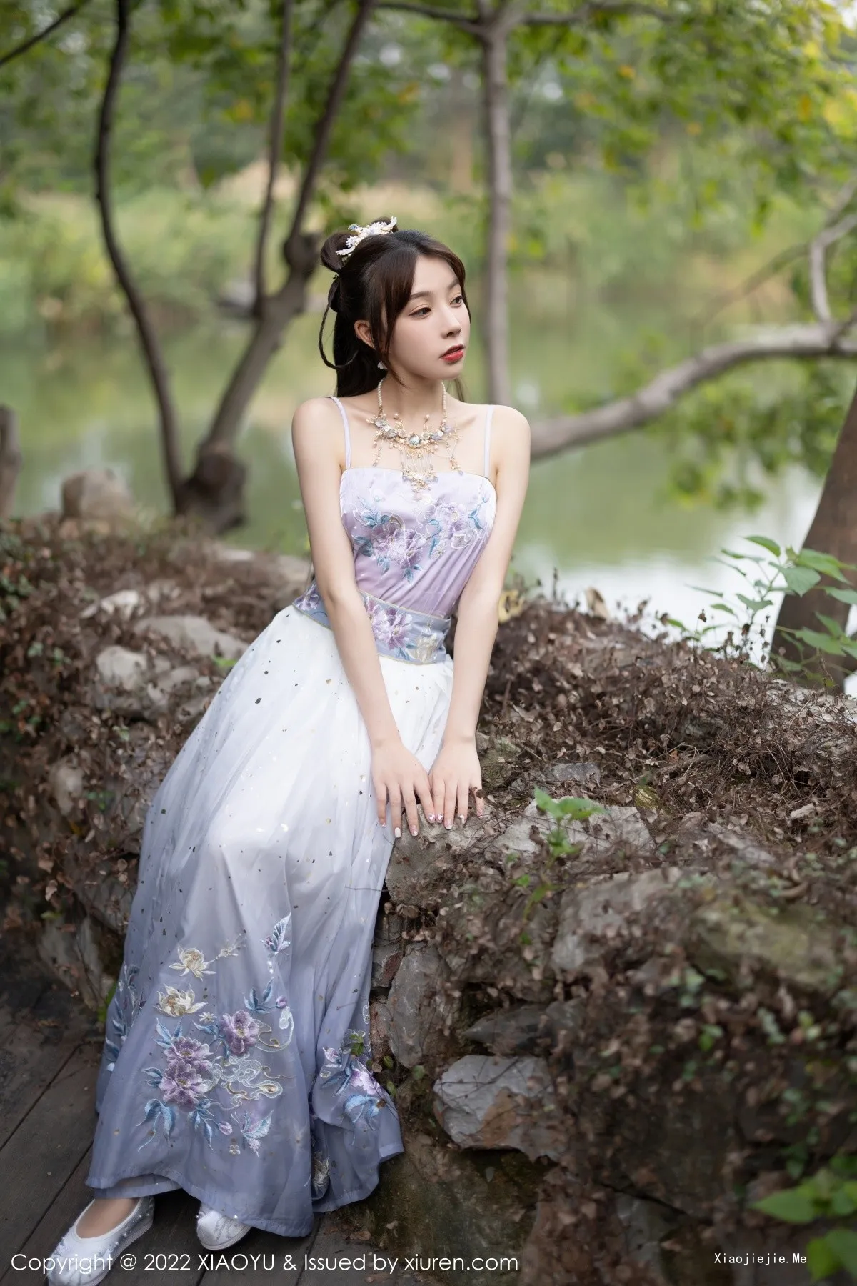 图片[20]-[XiaoYu画语界]Vol.866_女神徐莉芝Booty杭州旅拍浅紫色古装服配超薄无内肉丝诱惑写真94P-blog.zhu.ee