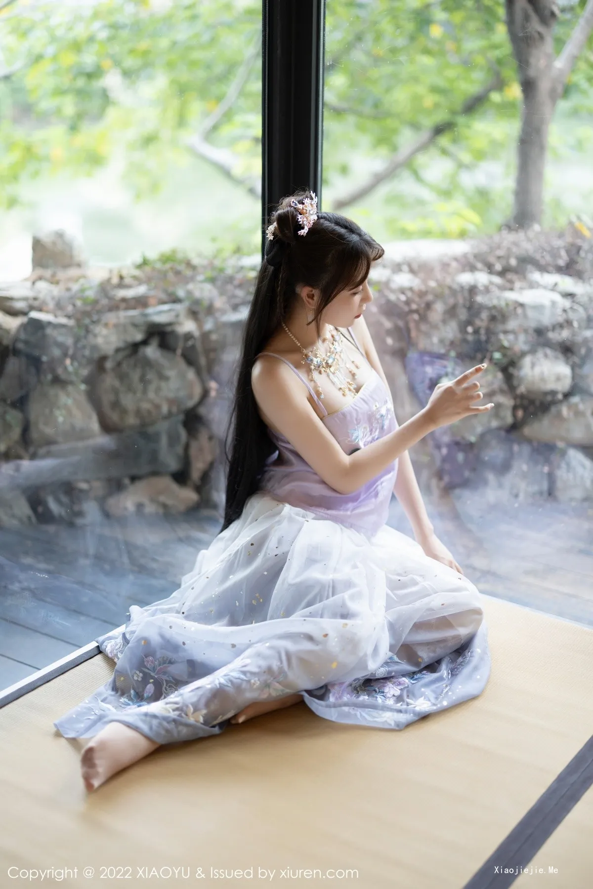 图片[28]-[XiaoYu画语界]Vol.866_女神徐莉芝Booty杭州旅拍浅紫色古装服配超薄无内肉丝诱惑写真94P-blog.zhu.ee