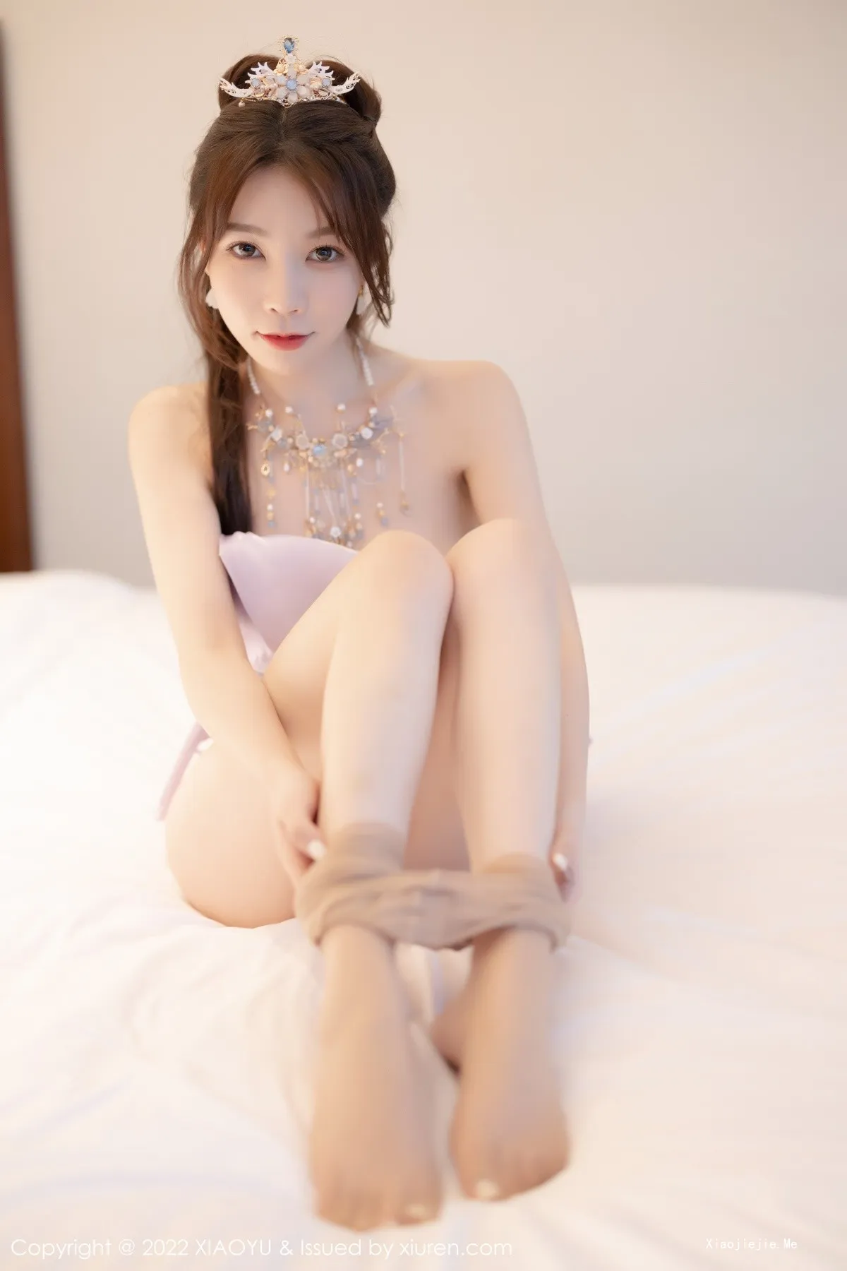 图片[46]-[XiaoYu画语界]Vol.866_女神徐莉芝Booty杭州旅拍浅紫色古装服配超薄无内肉丝诱惑写真94P-blog.zhu.ee