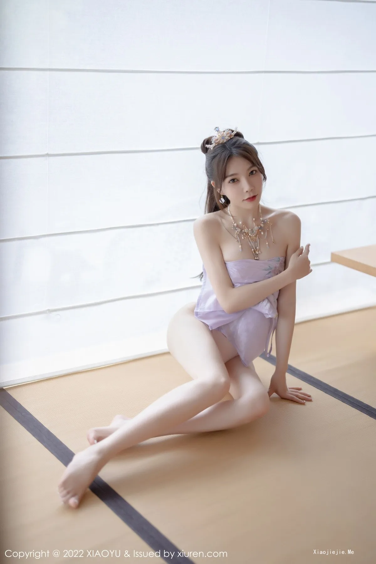 图片[92]-[XiaoYu画语界]Vol.866_女神徐莉芝Booty杭州旅拍浅紫色古装服配超薄无内肉丝诱惑写真94P-blog.zhu.ee