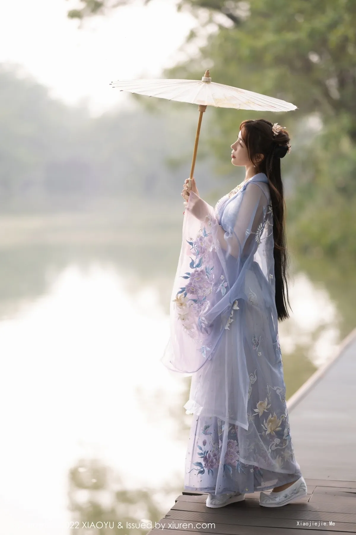 图片[94]-[XiaoYu画语界]Vol.866_女神徐莉芝Booty杭州旅拍浅紫色古装服配超薄无内肉丝诱惑写真94P-blog.zhu.ee
