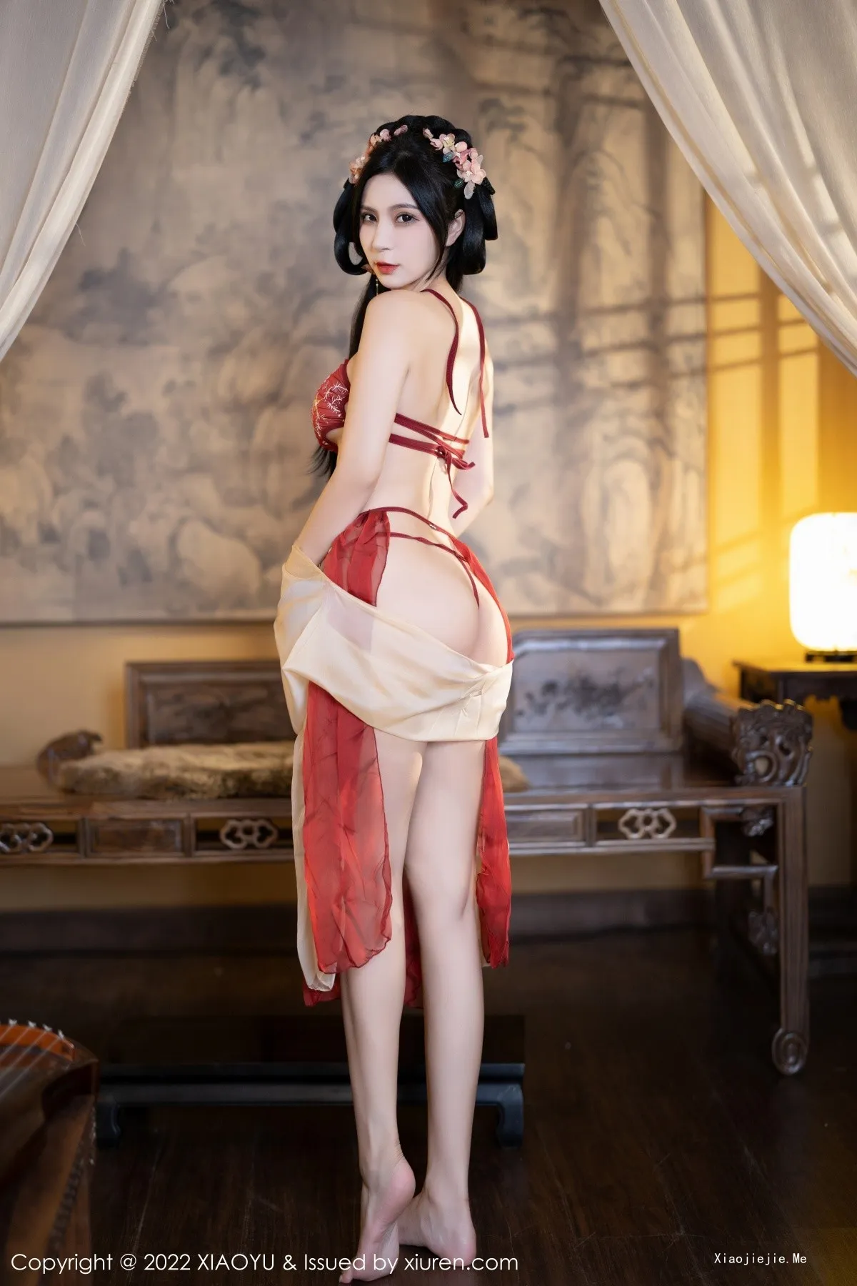 图片[72]-[XiaoYu画语界]Vol.858_模特小蛮妖Yummy杭州旅拍红色丝绸古装服露白嫩肌肤诱惑写真81P-blog.zhu.ee