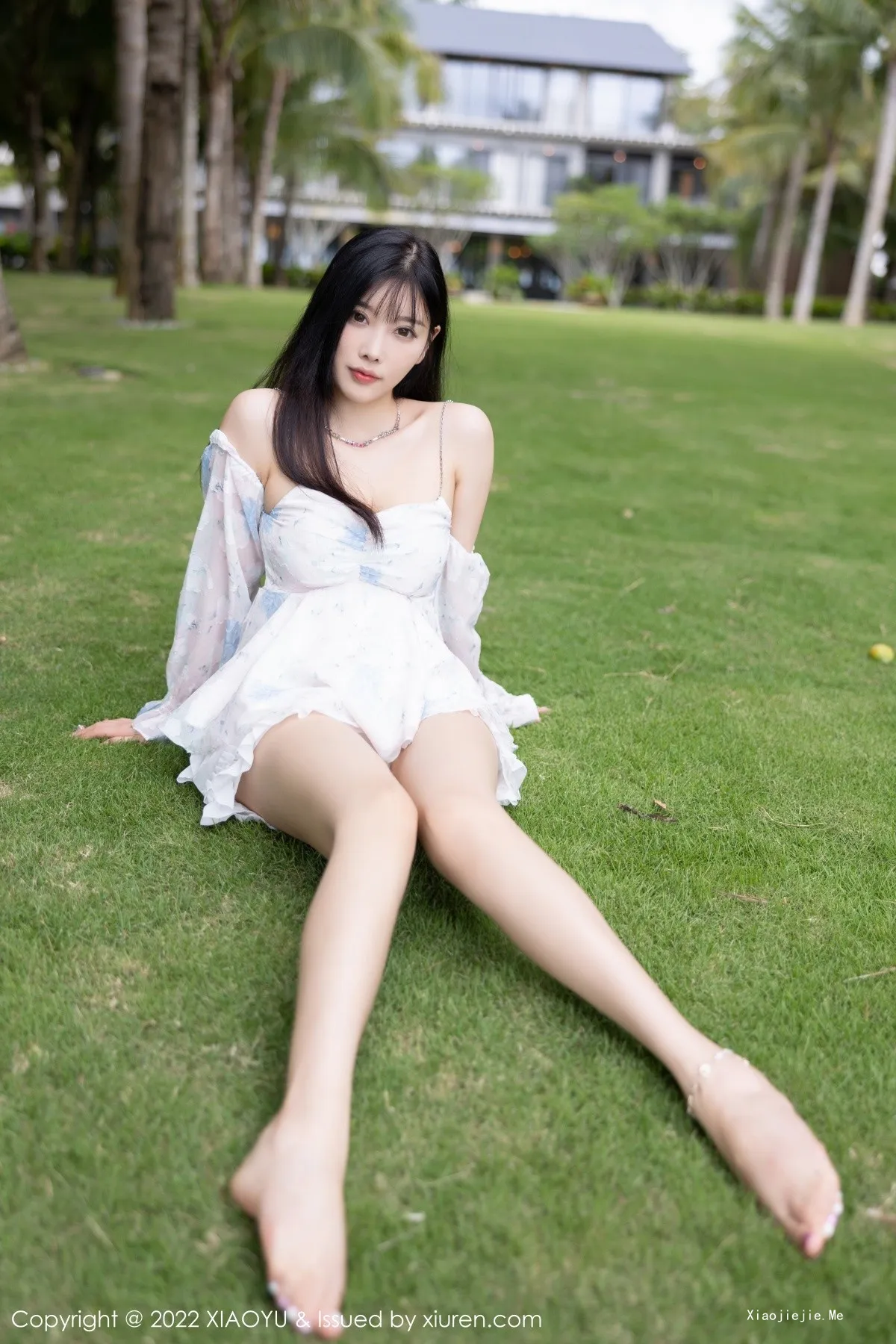 图片[8]-[XiaoYu画语界]Vol.851_女神杨晨晨Yome白色露肩连衣裙+淡绿吊带裙秀完美身材诱惑写真80P-blog.zhu.ee