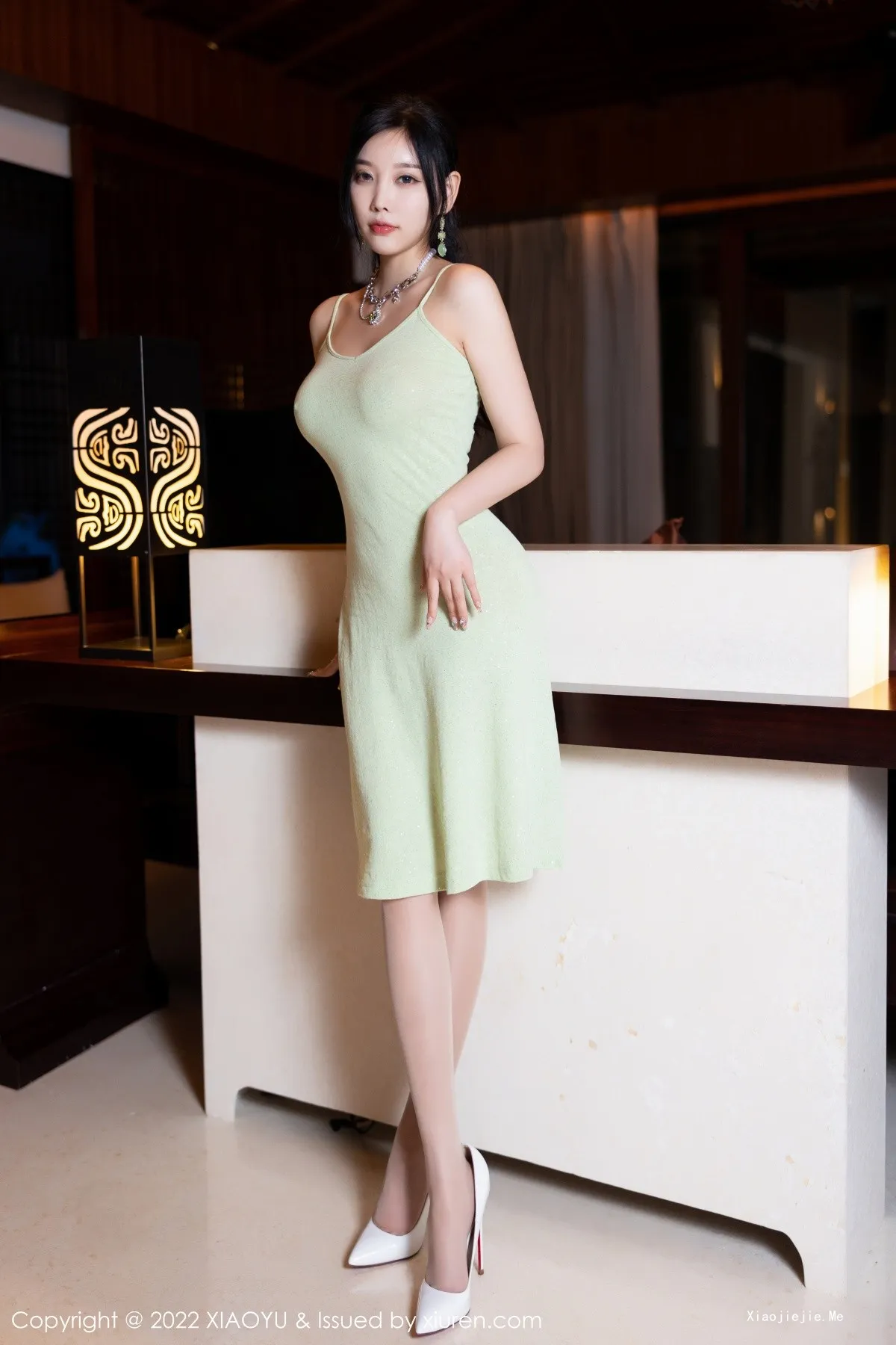 图片[30]-[XiaoYu画语界]Vol.851_女神杨晨晨Yome白色露肩连衣裙+淡绿吊带裙秀完美身材诱惑写真80P-blog.zhu.ee
