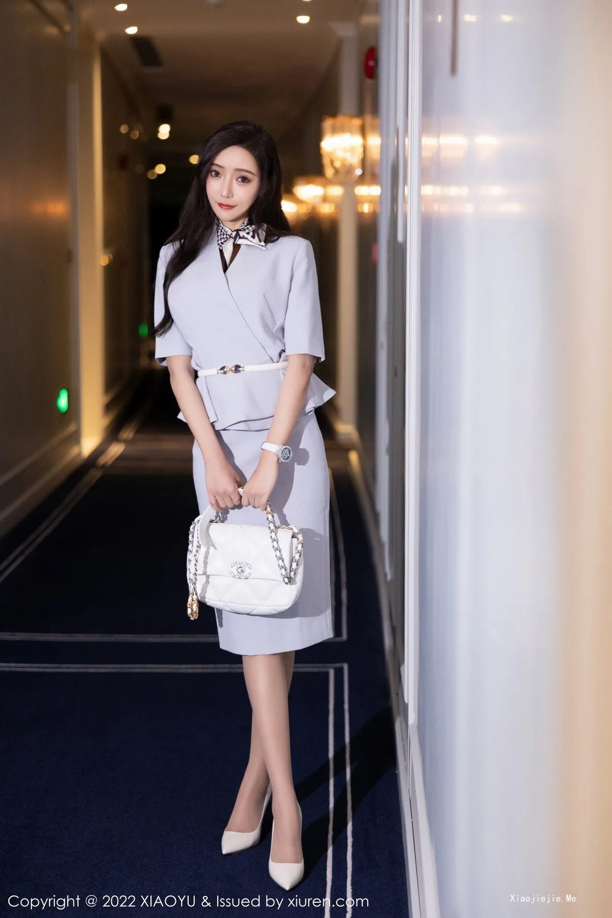 图片[2]-[XiaoYu画语界]Vol.830_女神王馨瑶yanni时尚丽人装半脱露蕾丝内衣配超薄肉丝诱惑写真91P-blog.zhu.ee
