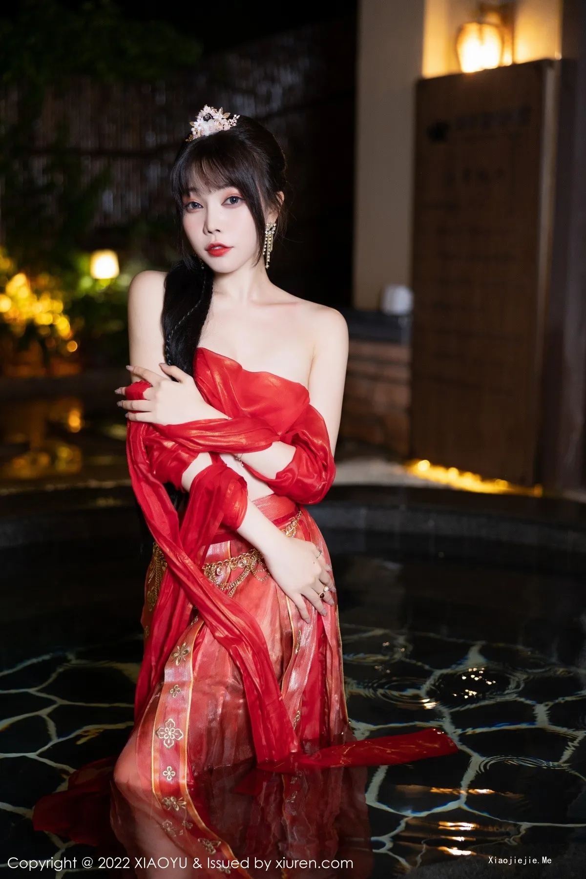 图片[38]-[XiaoYu画语界]Vol.827_女神徐莉芝Booty泳池性感红色轻透古装服饰秀完美身材诱惑写真70P-blog.zhu.ee