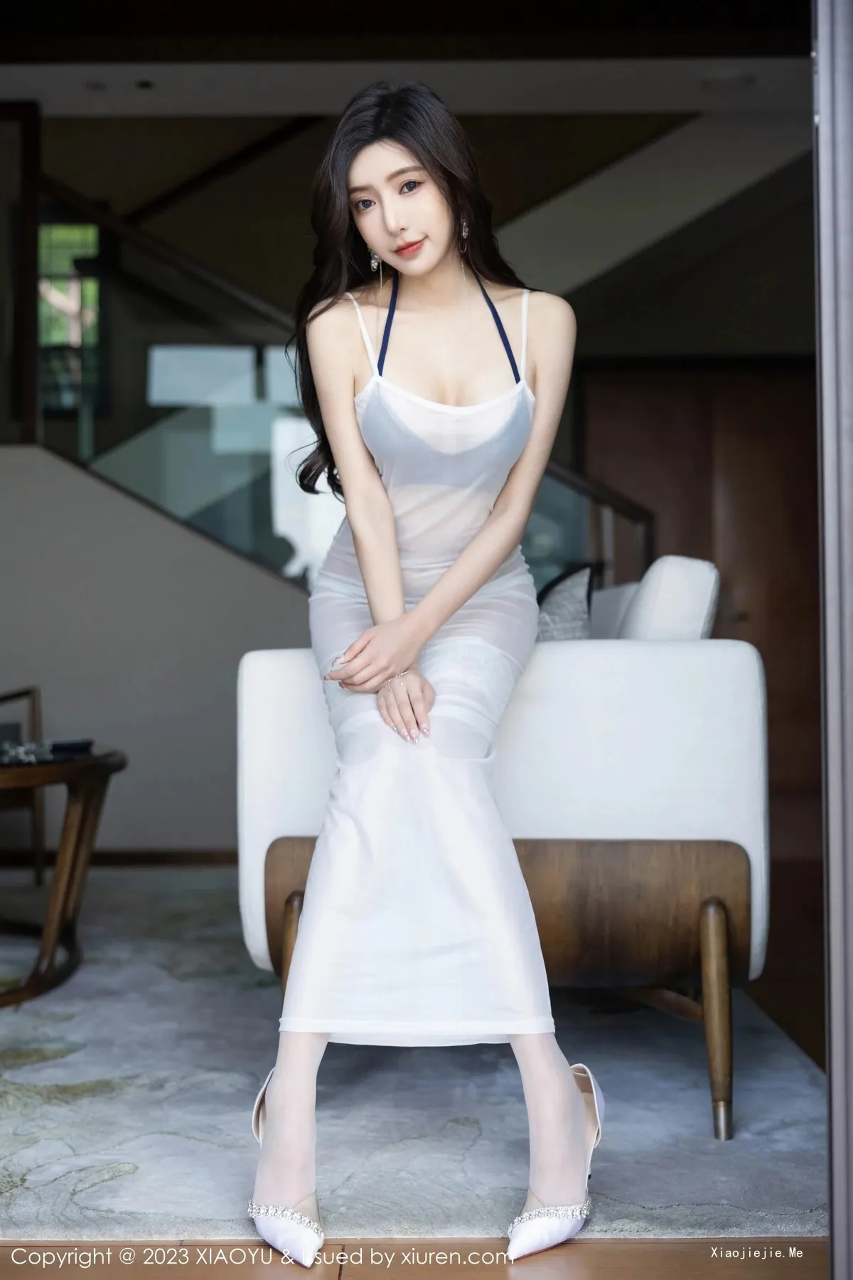 图片[22]-[XiaoYu画语界]Vol.1052_女神王馨瑶yanni白色轻透连衣裙露情趣内衣秀惹火身材诱惑写真97P-blog.zhu.ee