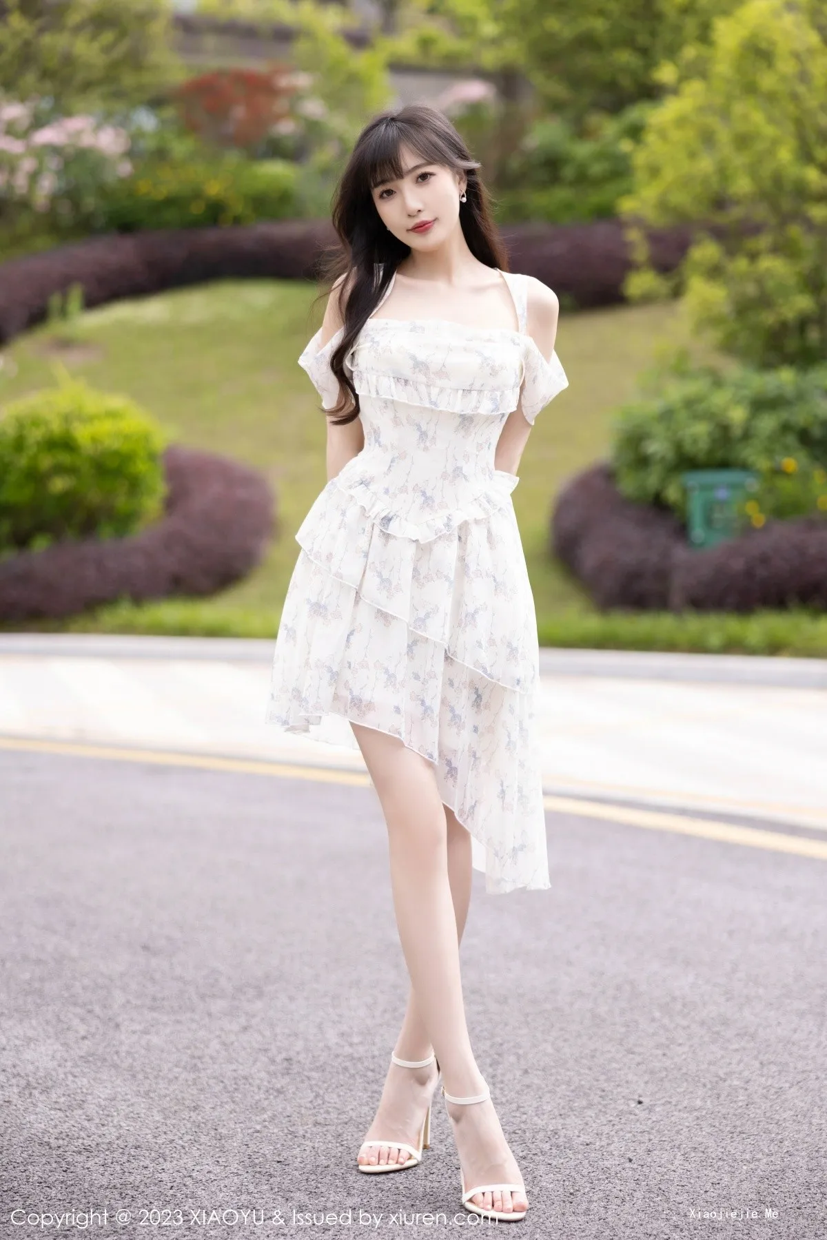 图片[6]-[XiaoYu画语界]Vol.1058_模特林星阑性感白色薄透婚纱服配白丝吊袜秀曼妙身姿诱惑写真80P-blog.zhu.ee