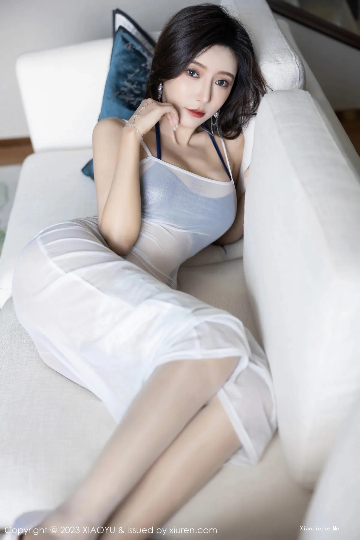 图片[28]-[XiaoYu画语界]Vol.1052_女神王馨瑶yanni白色轻透连衣裙露情趣内衣秀惹火身材诱惑写真97P-blog.zhu.ee