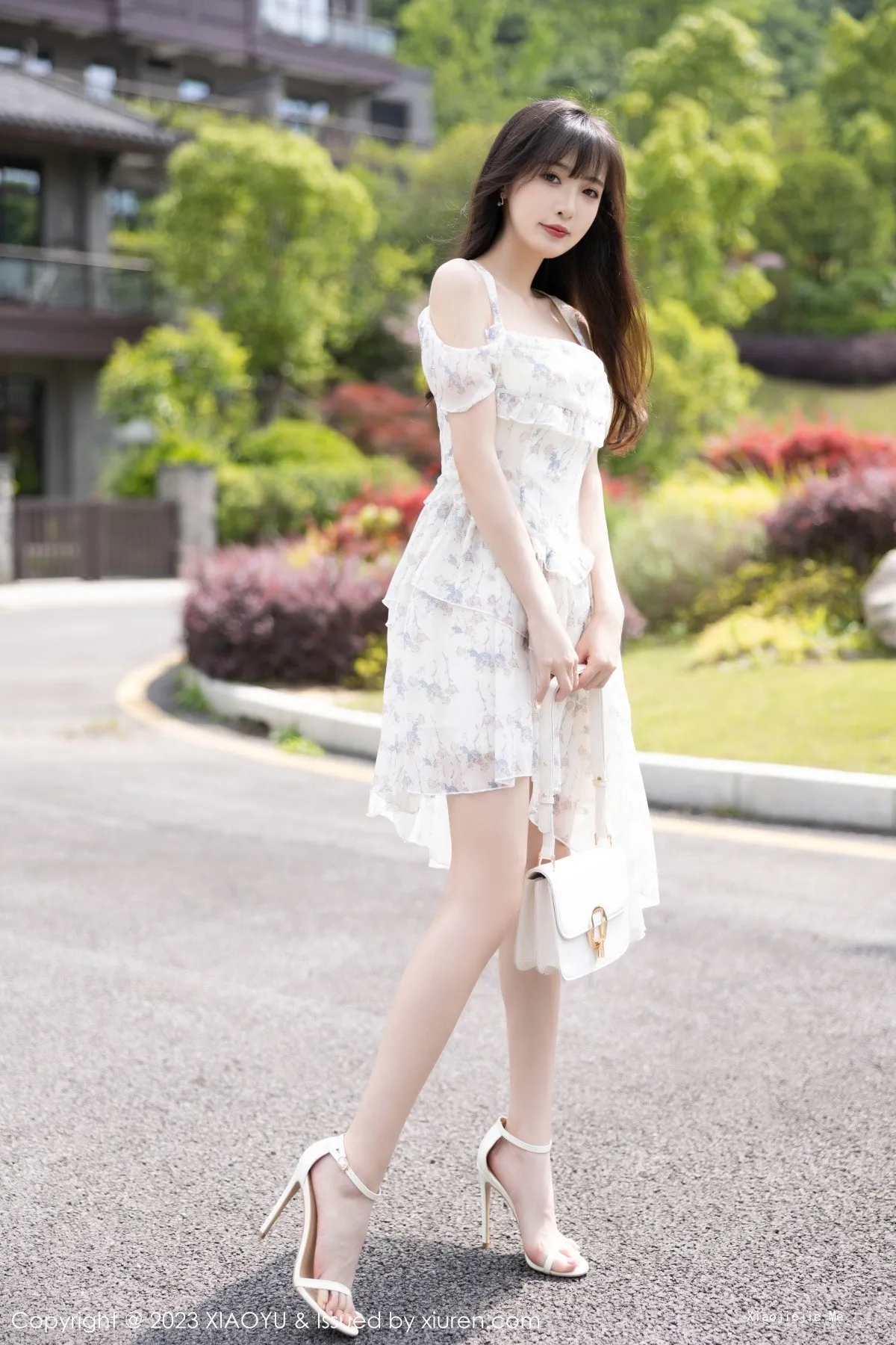 图片[8]-[XiaoYu画语界]Vol.1058_模特林星阑性感白色薄透婚纱服配白丝吊袜秀曼妙身姿诱惑写真80P-blog.zhu.ee